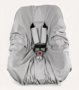 Gri puset kılıfı ve kemer kılıfı setinin ürün görseli.