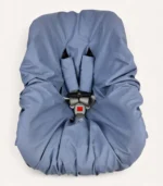 İndigo Mavi puset kılıfı ve kemer kılıfı setinin ürün görseli.