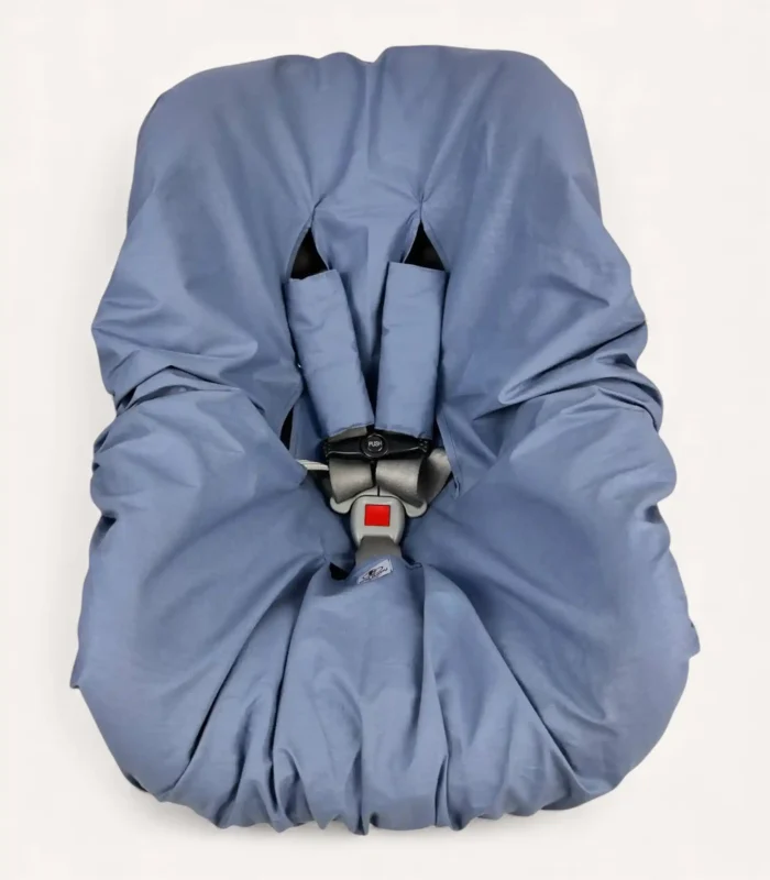 İndigo Mavi puset kılıfı ve kemer kılıfı setinin ürün görseli.