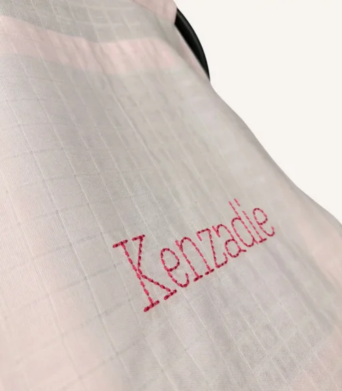 Pembe Tek Kat Müslin Kapaklı Puset Örtüsü