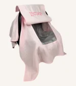 Pembe Tek Kat Müslin Kapaklı Puset Örtüsü