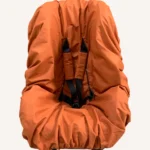 Tarçın pamuk yüzeyli, sıvı geçirmez veya normal pamuk seçenekli çocuk oto koltuğu kılıfı ve kemer kılıfı seti.