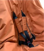 Tarçın pamuk yüzeyli, sıvı geçirmez veya normal pamuk seçenekli çocuk oto koltuğu kılıfı ve kemer kılıfı seti.