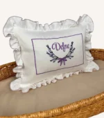 dekoratif nakışlı yastık